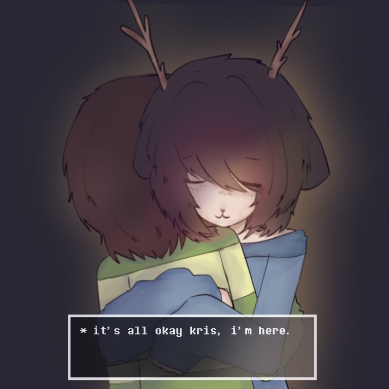 Kris hugging Vixen